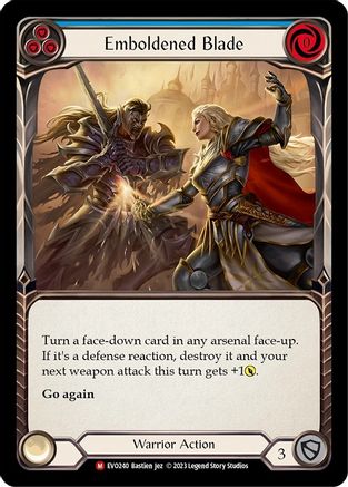 Emboldened Blade (EVO240) - Bright Lights Rainbow Foil
