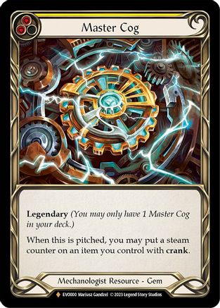 Master Cog (EVO000) - Bright Lights Rainbow Foil