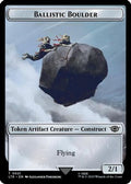 Ballistic Boulder // Food (0022) Double-Sided Token (Surge Foil) [The Lord of the Rings: Tales of Middle-Earth Tokens]