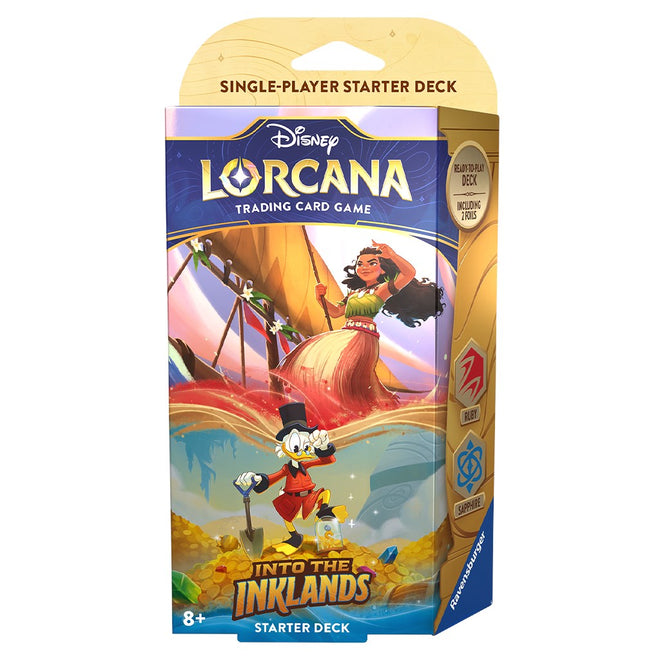 Disney Lorcana: Into the Inklands Starter Deck (Ruby & Sapphire) [3 - N/A]