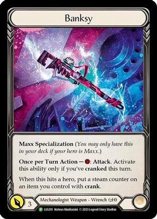 Banksy - LGS201 (LGS201) - Flesh and Blood: Promo Cards Cold Foil