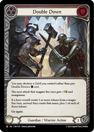 Double Down (HVY176) - Heavy Hitters Rainbow Foil