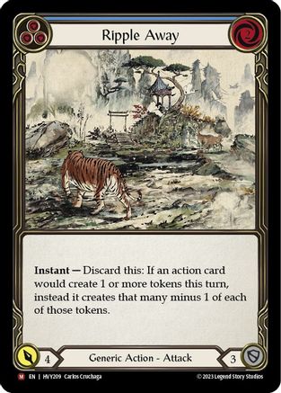 Ripple Away (HVY209) - Heavy Hitters Rainbow Foil