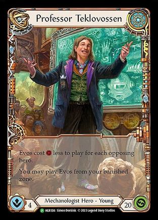 Professor Teklovossen - HER104 (HER104) - Flesh and Blood: Promo Cards Cold Foil