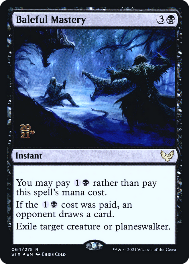 Baleful Mastery [Strixhaven: School of Mages Prerelease Promos]