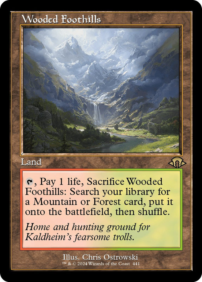 Wooded Foothills (Retro Frame) [441]