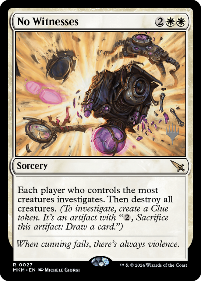 No Witnesses (Promo Pack) [Murders at Karlov Manor Promos]