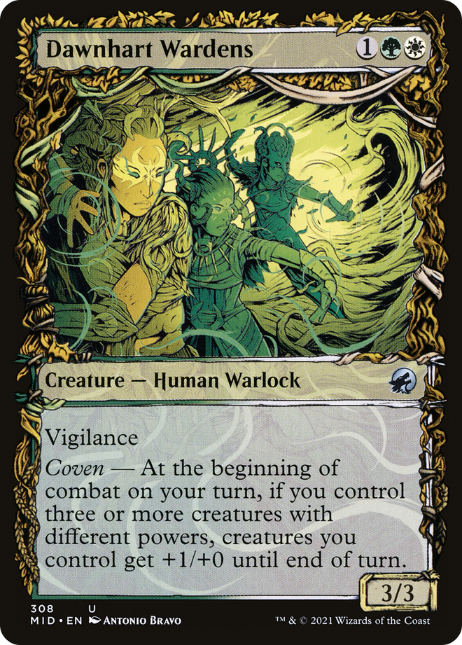 Dawnhart Wardens (Showcase Equinox) [Innistrad: Midnight Hunt]