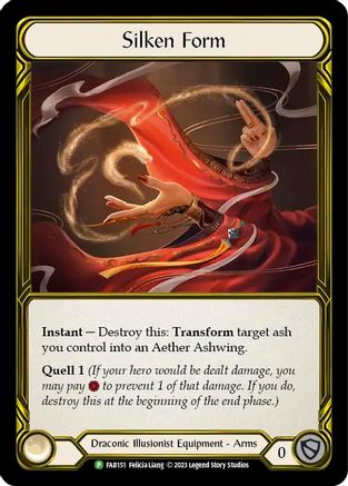 Silken Form (Golden) (FAB151) - Flesh and Blood: Promo Cards Cold Foil