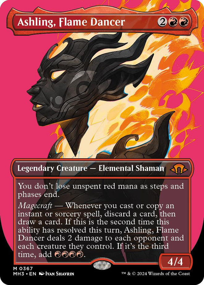 Ashling, Flame Dancer (Borderless) [367]