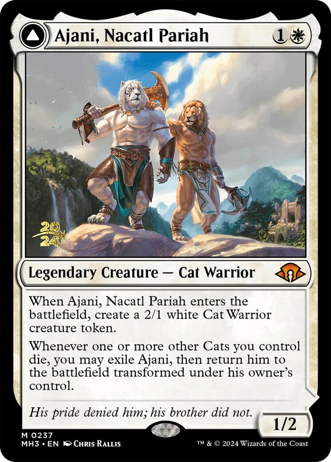Ajani, Nacatl Pariah (PRE-237) - Modern Horizons 3 Promos Foil