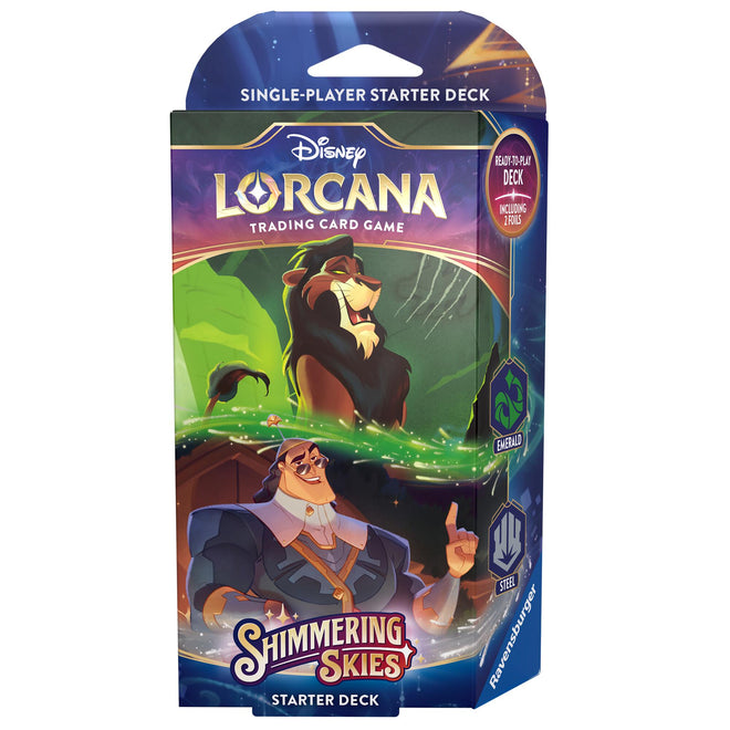 Disney Lorcana: Shimmering Skies Starter Deck (Emerald & Steel) [5 - N/A]