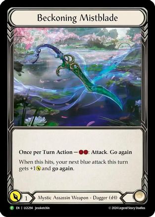 Beckoning Mistblade - LGS294 (LGS294) - Flesh and Blood: Promo Cards Cold Foil