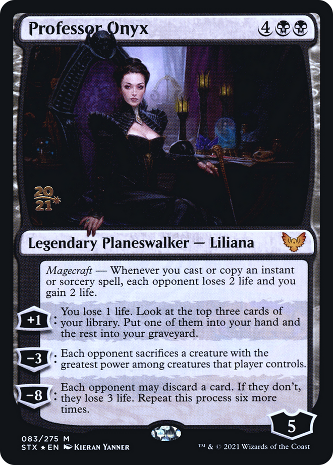 Professor Onyx [Strixhaven: School of Mages Prerelease Promos]