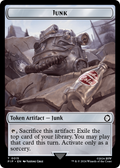 Junk // Clue Double-Sided Token [Fallout Tokens]