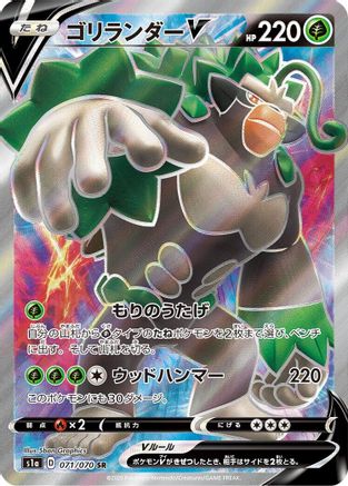 Rillaboom V - 071/070 (071/070) - S1a VMAX Rising Holofoil [JP]