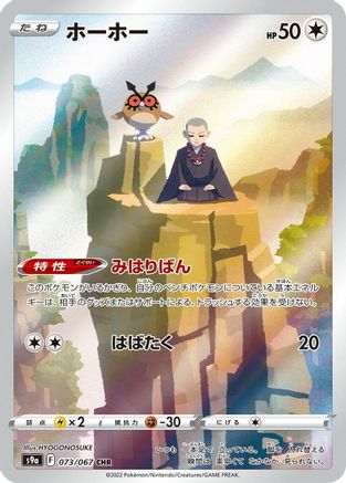 Hoothoot - 073/067 (073/067) - S9a Battle Region Holofoil [JP]