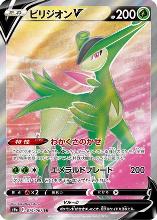Virizion V - 074/067 (074/067) - S9a Battle Region Holofoil [JP]