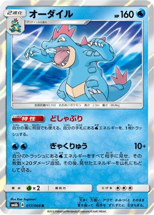Feraligatr (017/066) - SM6b Champion Road Holofoil [JP]