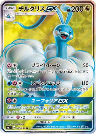 Altaria GX - 100/096 (100/096) - SM7 SkySplitting Charisma Holofoil [JP]
