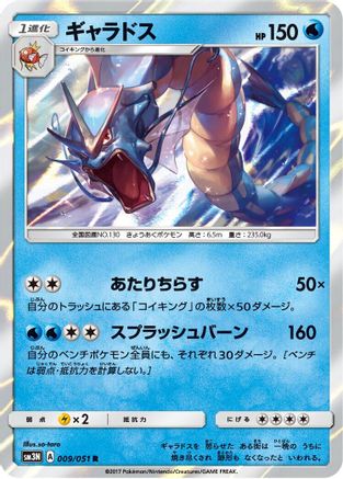Gyarados (009/051) - SM3N Darkness that Consumes Light Holofoil [JP]