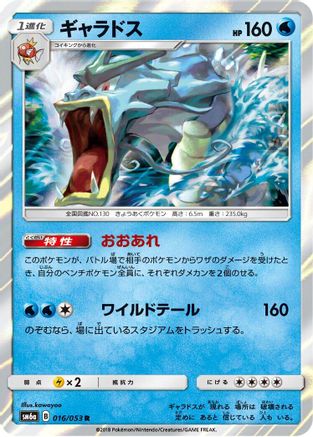 Gyarados (016/053) - SM6a Dragon Storm Holofoil [JP]