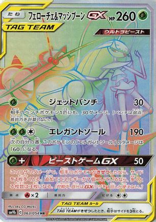 Pheromosa & Buzzwole GX - 063/054 (063/054) - SM9b Full Metal Wall Holofoil [JP]