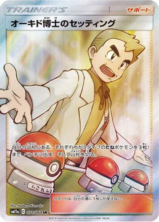 Professor Oak's Setup - 072/064 (072/064) - SM11a Remix Bout Holofoil [JP]