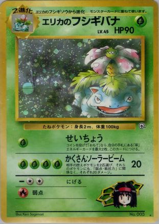 Erika's Venusaur  - Challenge from the Darkness Holofoil [JP]