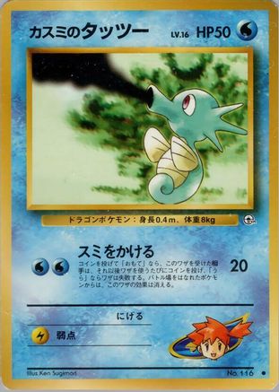 Misty's Horsea (Lv.16)  - Leaders Stadium  [JP]