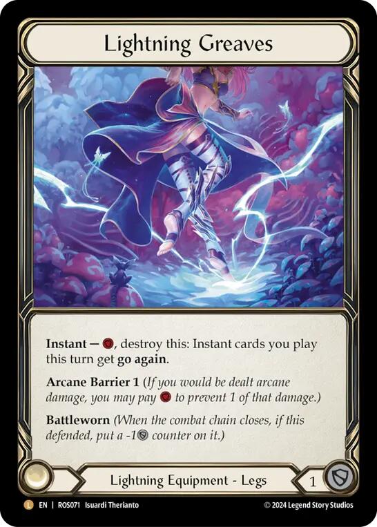 Lightning Greaves [ROS - 071]
