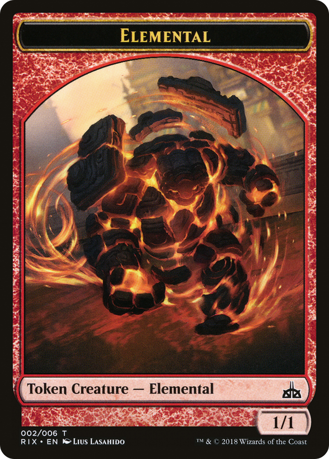 Elemental Token (002/006) [Rivals of Ixalan Tokens]
