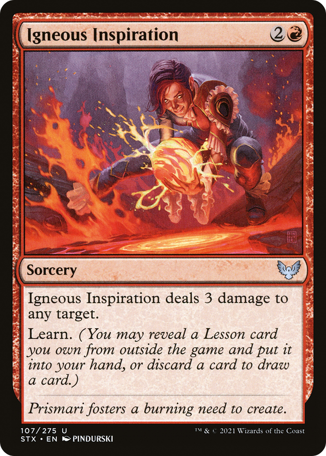 Igneous Inspiration [Strixhaven: School of Mages]
