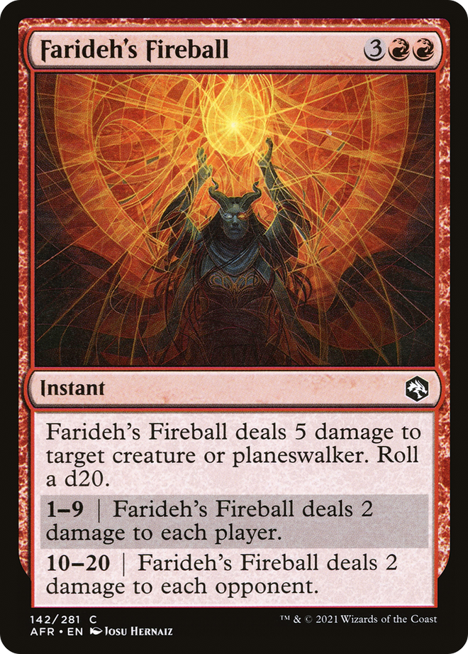 Farideh's Fireball [Dungeons & Dragons: Adventures in the Forgotten Realms]
