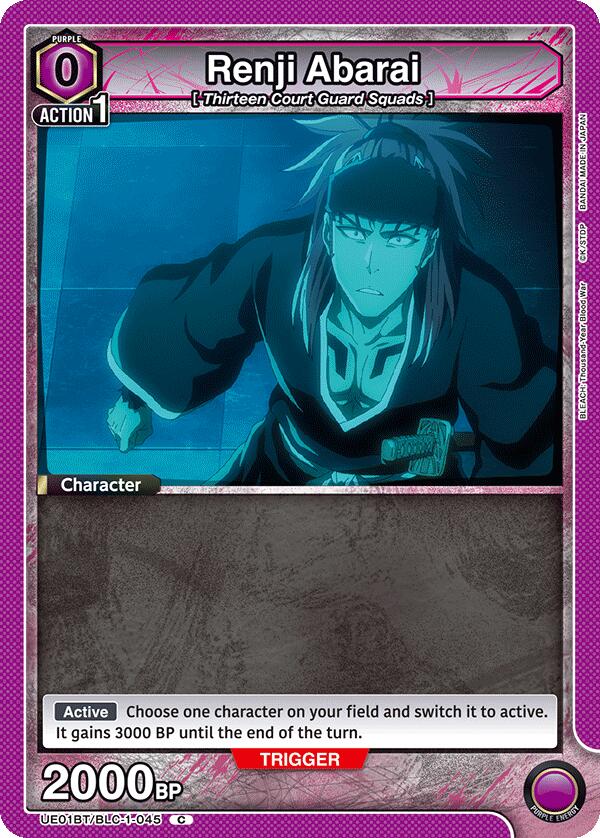 Renji Abarai (045) [UE01BT - UE01BT/BLC-1-045]