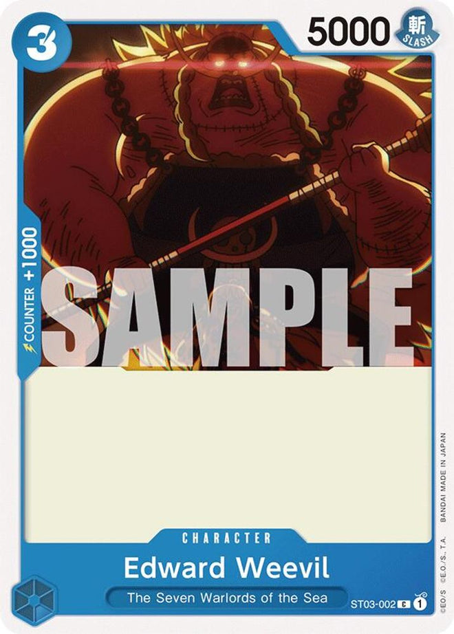 Edward Weevil (ST03-002) - Starter Deck 17: BLUE Donquixote Doflamingo