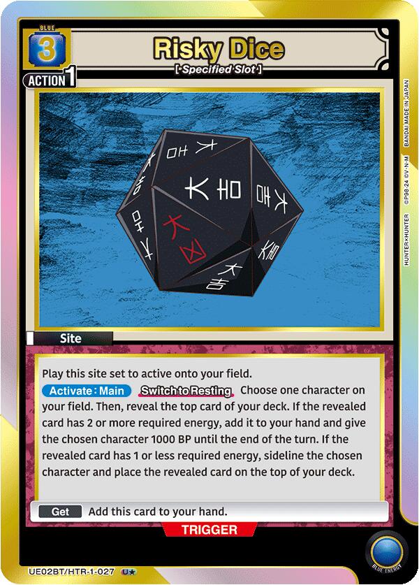 Risky Dice (027) (U*) [UE02BT - 027]