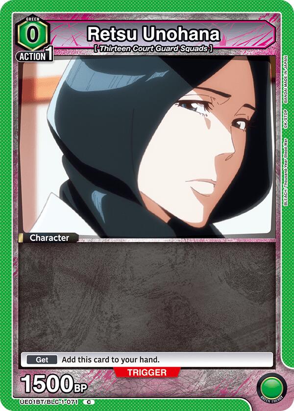 Retsu Unohana (071) (Box Topper Foil) [UE01BT - UE01BT/BLC-1-071]
