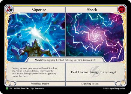 Vaporize // Shock - LGS346 (LGS346) - Flesh and Blood: Promo Cards Cold Foil