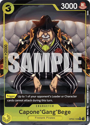 Capone"Gang"Bege (OP04-100) (Alternate Art) [Premium Booster -The Best-]