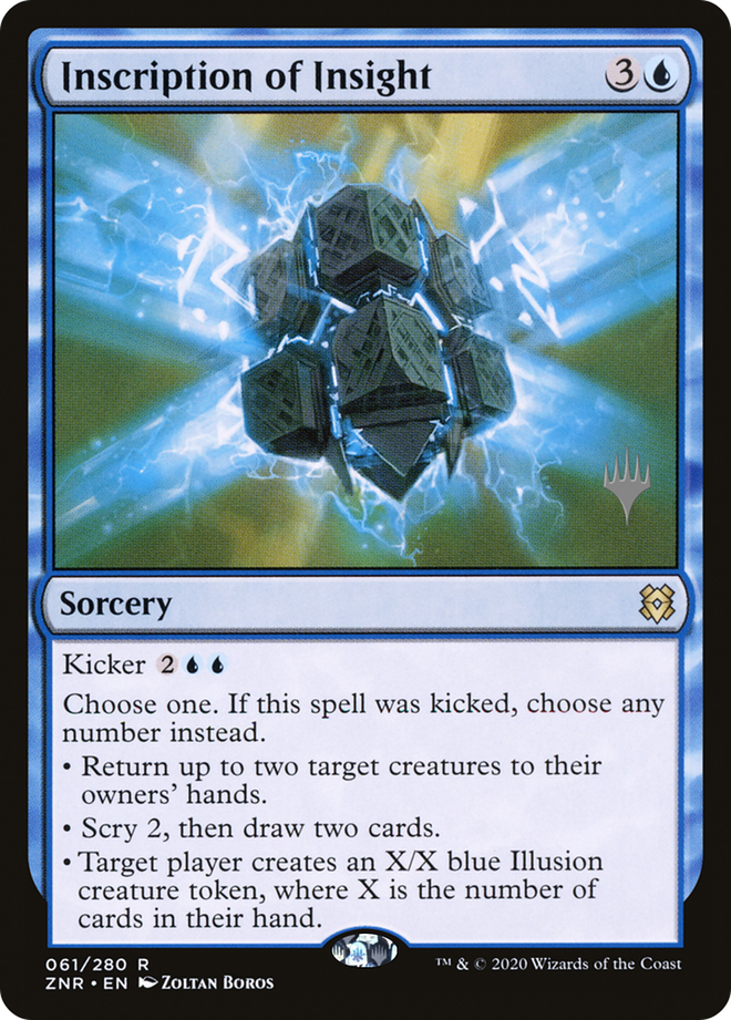 Inscription of Insight (Promo Pack) [Zendikar Rising Promos]