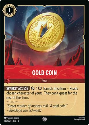 Gold Coin (133/204) [Azurite Sea]