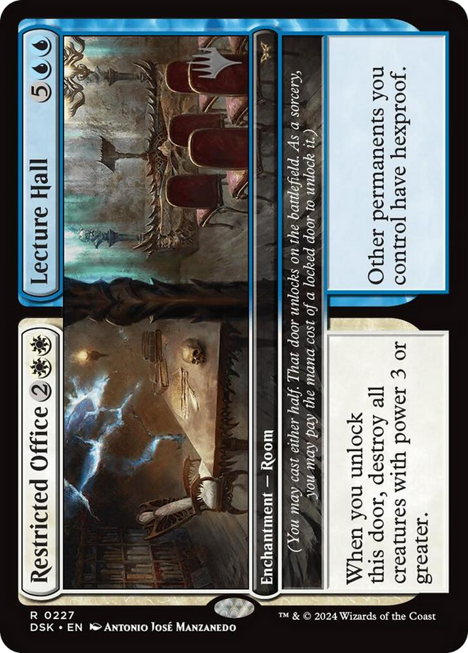 Restricted Office // Lecture Hall (Promo Pack) [Duskmourn: House of Horror Promos]