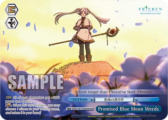 Promised Blue Moon Weeds [Frieren: Beyond Journey's End]