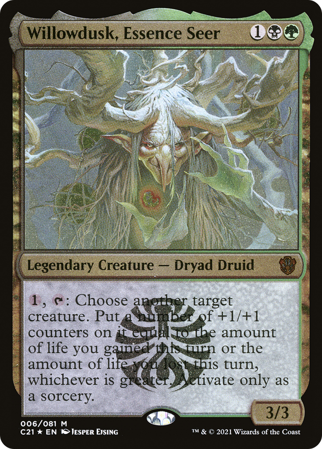 Willowdusk, Essence Seer (Display Commander) [Commander 2021]