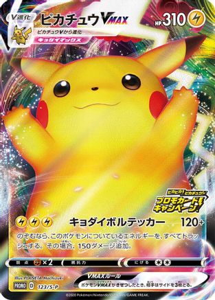 Pikachu VMAX - 123/S-P (123/S-P) - SP Sword  Shield Promos Holofoil [JP]