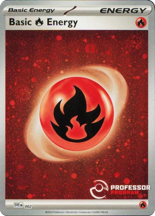 Fire Energy (2023) 002  - Holofoil Professor Program Promos - Promo