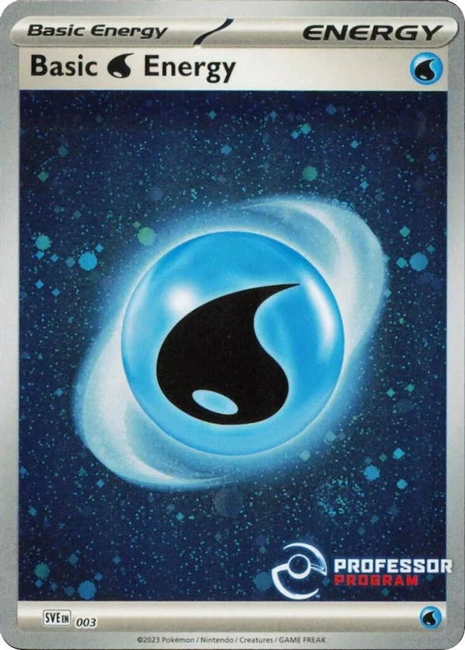Water Energy (2023) 003  - Holofoil Professor Program Promos - Promo