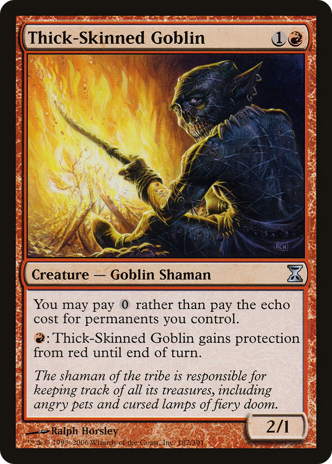 Thick-Skinned Goblin [Time Spiral]