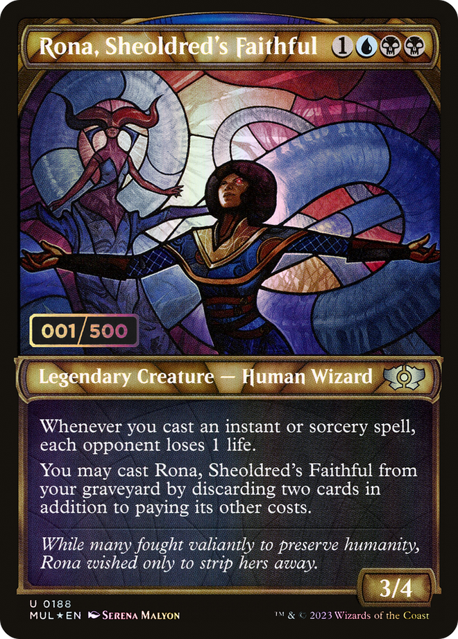 Rona, Sheoldred's Faithful (Serialized) [Multiverse Legends]